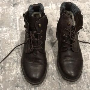 Ankle military booties by Spring